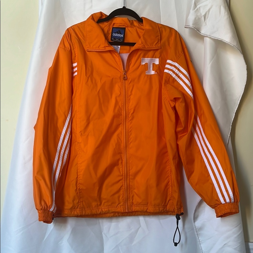 Adidas University of Tennessee Windbreaker Jacket size medium.